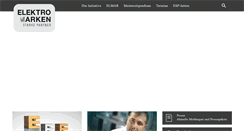 Desktop Screenshot of elektromarken.de